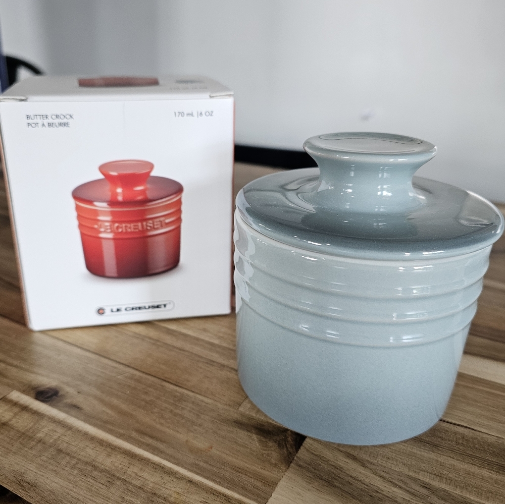 Le Creuset Sea Salt Butter Crock